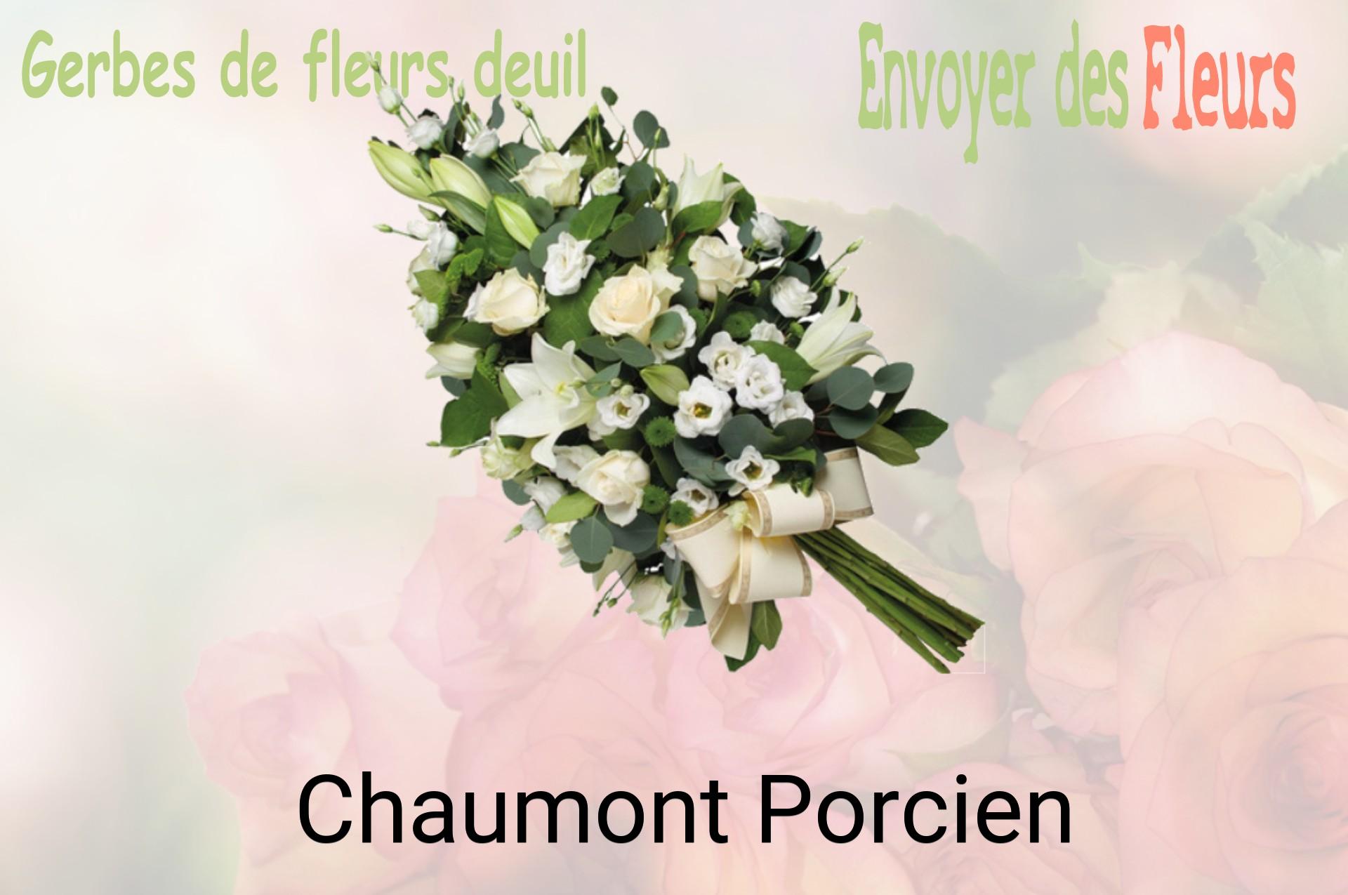 Gerbe de fleurs de deuil livrée à Chaumont-Porcien